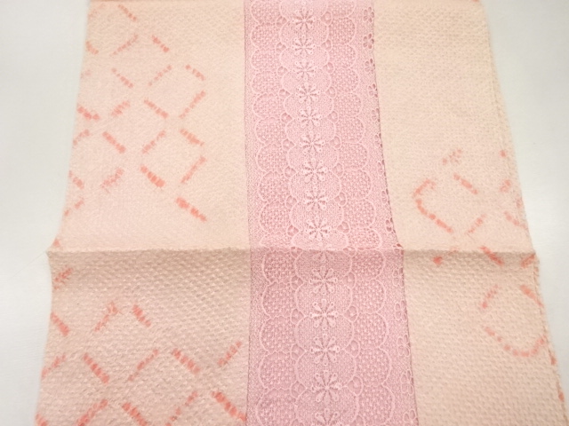  レース絞り花模様ショール